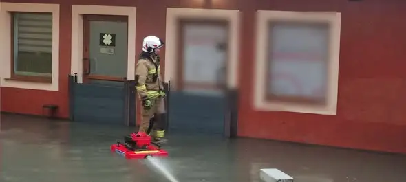 OSP Wąpielsk usuwa skutki nawałnicy w powiecie rypińskim