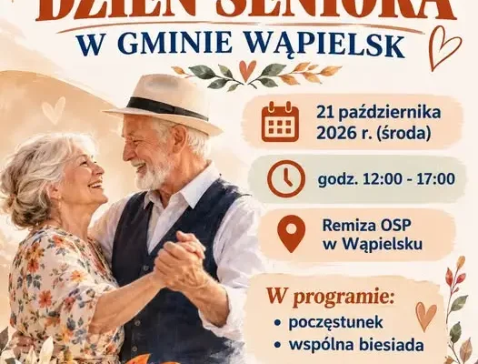 Dzień Seniora w gminie Wąpielsk – zaproszenie na wspólną biesiadę