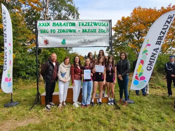 Uczennice z Wąpielska z brązem w Maratonie Trzeźwości w Gulbinach