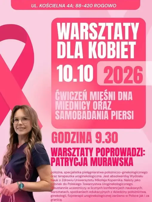 Bezpłatne warsztaty zdrowia kobiecego w Rogowie – już 10 października